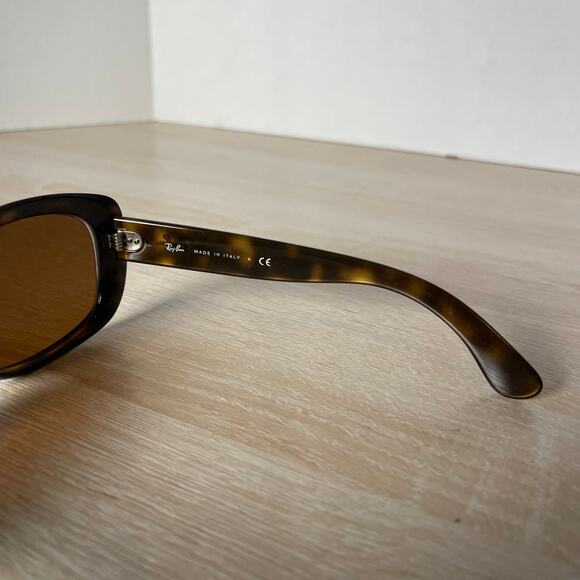 Ray-Ban JACKIE OHH RB4101 710 Cat Eye Tortoise Italy FRAMES ONLY 58-17-135 - Picture 6 of 8